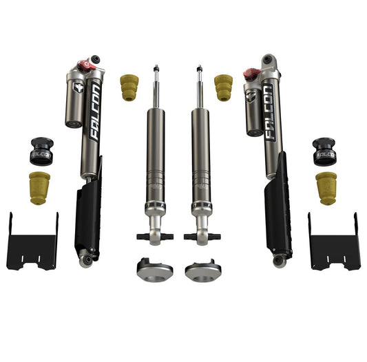 (FALCON) 2015+ Ford F150: Falcon 2.25” Sport Tow/Haul Shock Leveling System