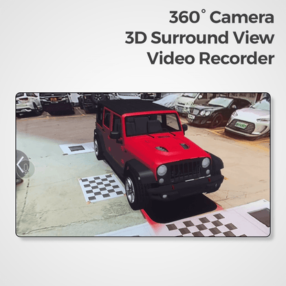 Carobotor 360° surround view camera system for jeep wrangler JL & Gladiator 2018 - 2024