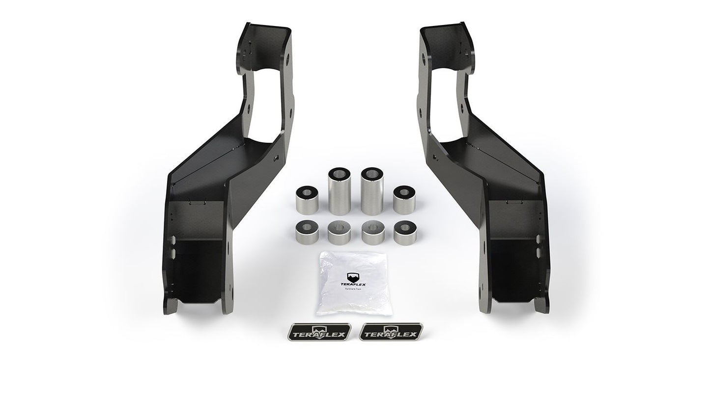 (TERAFLEX) JEEP JL JLU/ JT: Sport Frame Bracket Kit – Front Control Arms (2.5-4.5″ / 3.5-4.5″)