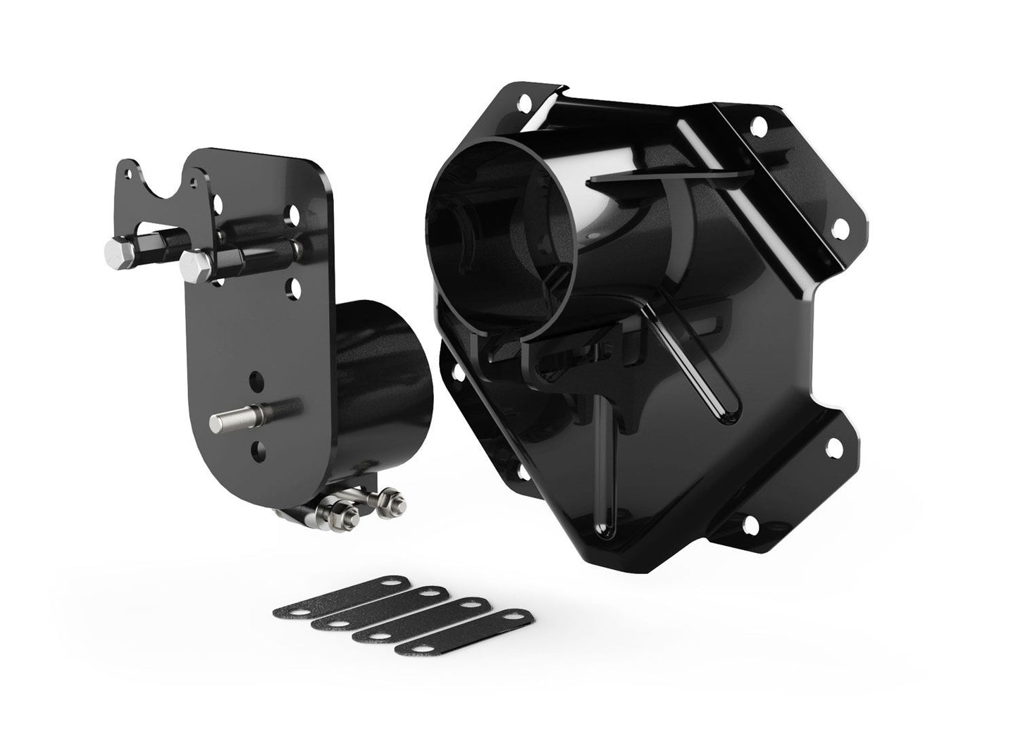 JK: Alpha HD Adjustable Spare Tire Mount Kit – 5x5"