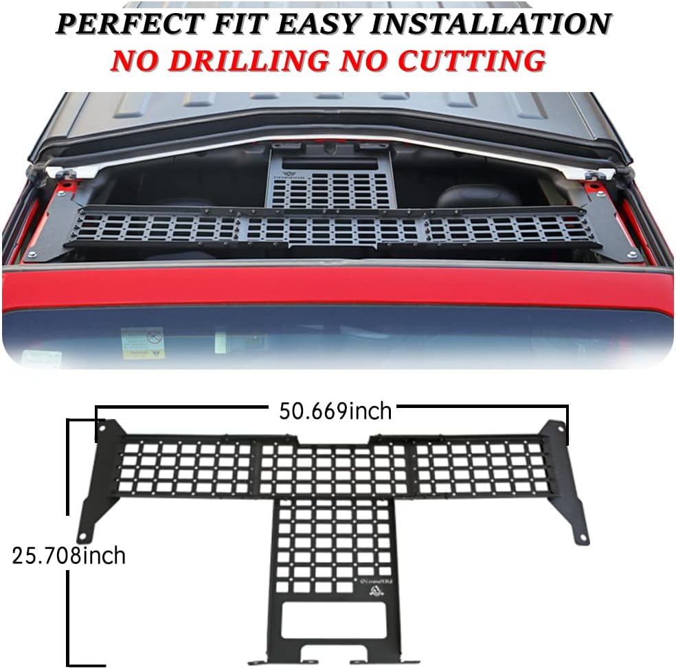 Panel Roof Rack or Jeep Wrangler JL 2018 - 2024