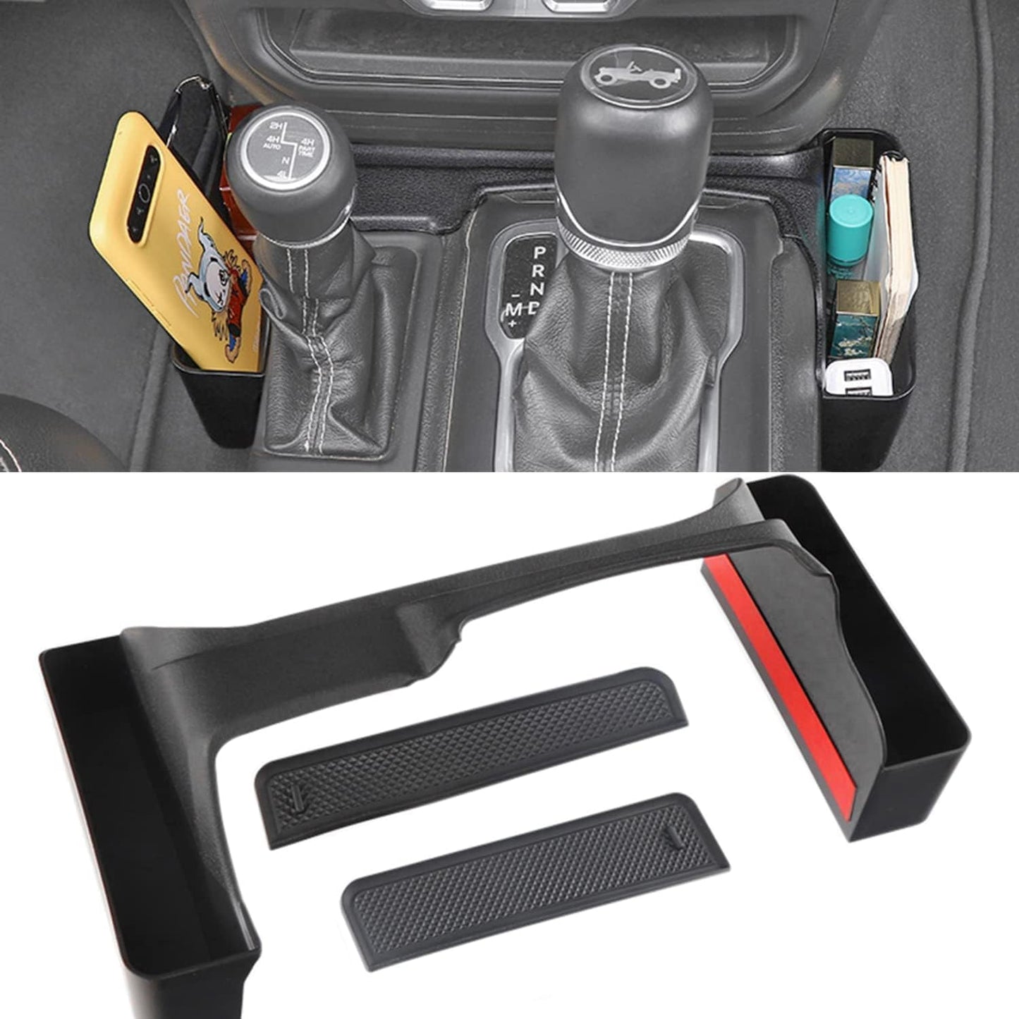 Console Side Storage Box For JEEP JL 2018 - 2024