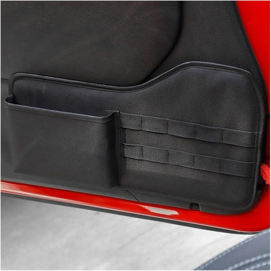 Front Door Storage Bag Organizer Compatible With Jeep Wrangler JK 2007 - 2017