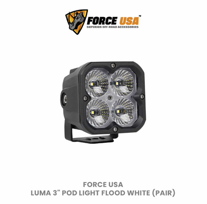 FORCE USA 3 IN COMPACT CUBE DRIVING LUMA LIGHT