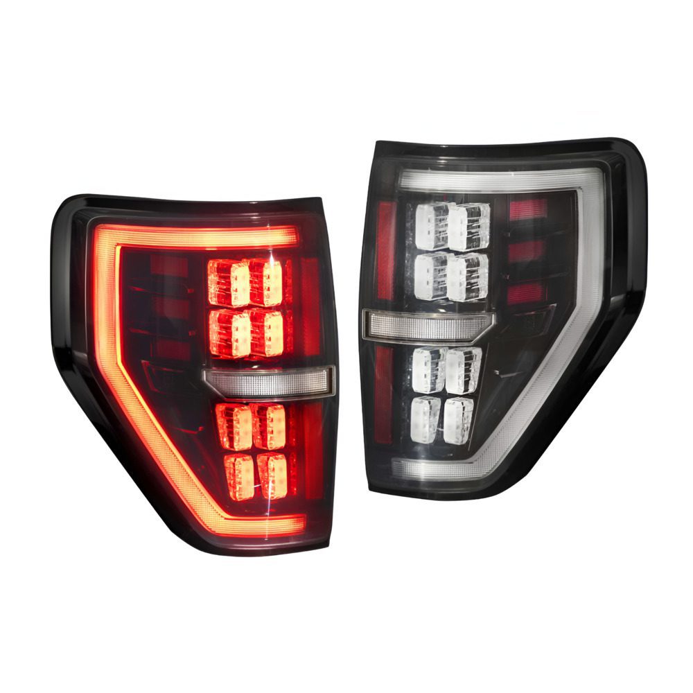 (MORIMOTO) XB LED Tail Lights: Ford F150 (09-14) (Pair / Smok)