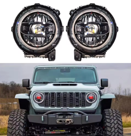 RGB Head Light For Jeep Wrangler JL & GLADIATOR 2018 - 2024