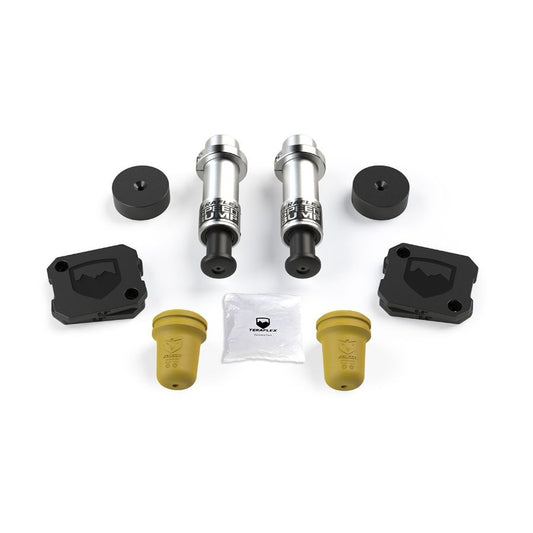 (TERAFLEX) JEEP JT: 2″-Stroke SpeedBump & Progressive Bump Stop Kit–Front & Rear (2.5-3.5″ Lift)