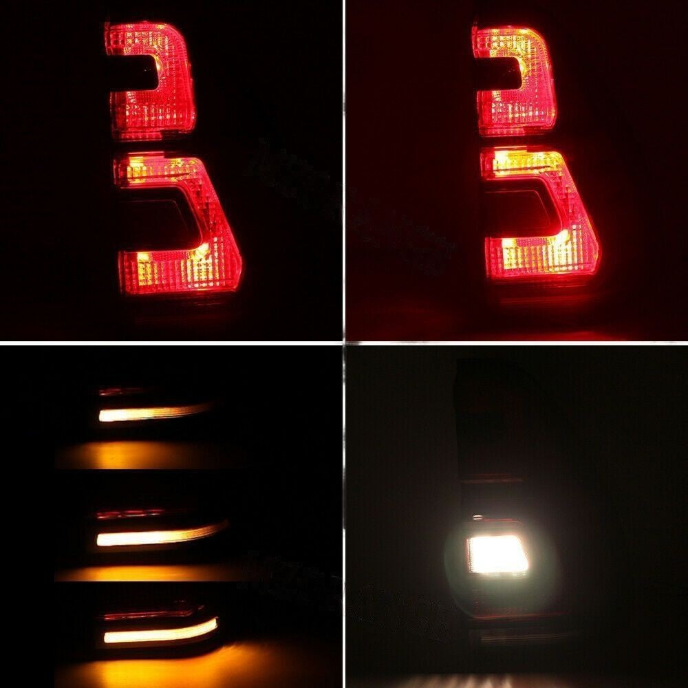 Red & Smoked Tail Light 2021 Style for FJ120 2003-2009